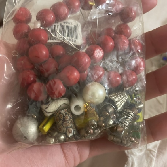 Pins and beads come together , assorted colorful beads tiny beads handmade DIY - Picture 3 of 7